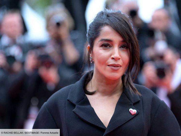 Festival de Cannes : Leïla Bekhti sublime en mini robe blazer, escarpins vertigineux et traîne asymétrique