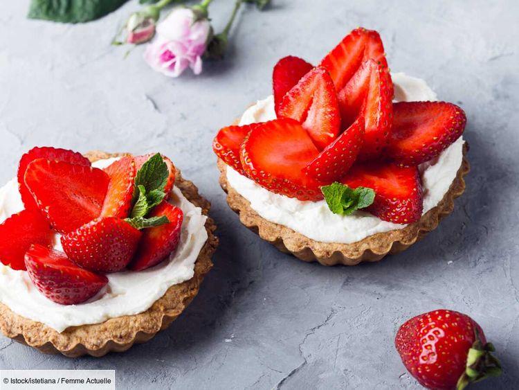 Tartelettes aux fraises : la recette peu calorique et rapide d’une diététicienne