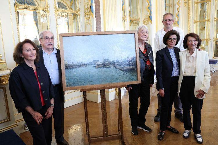 Restitution de deux tableaux de Renoir et Sisley spoliés sous l'Occupation