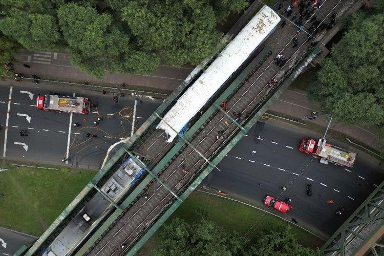 Collision entre deux trains à Buenos Aires, près de 60 blessés en majorité légers