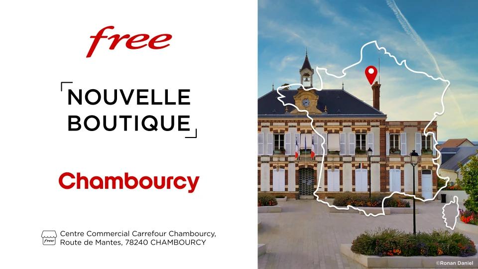 Une nouvelle boutique Free ouvre ses portes à Chambourcy