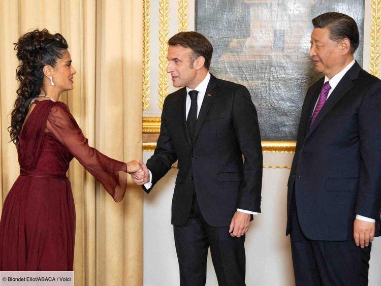 Sophie Marceau, Salma Hayek, Luc Besson... : Emmanuel Macron convie des stars pour son dîner avec Xi Jinping