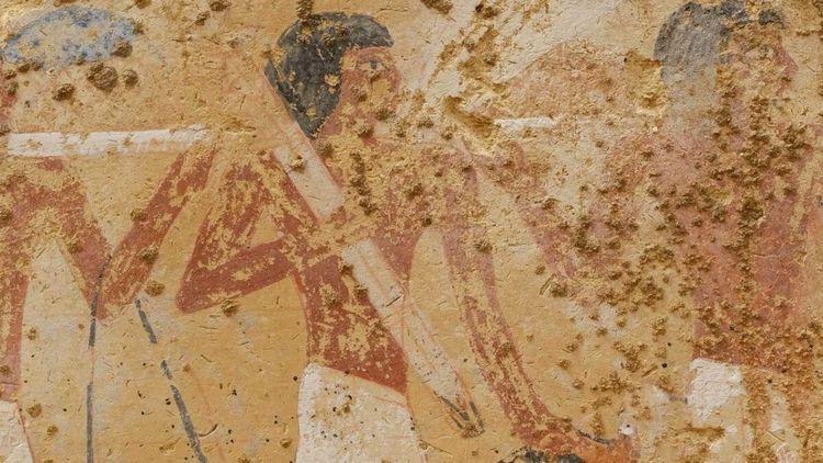 En Égypte, découverte d’une tombe aux somptueuses peintures murales