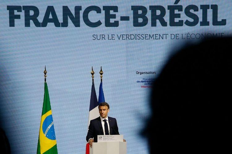 L'accord UE-Mercosur est "très mauvais", "bâtissons un nouvel accord", dit Macron au Brésil