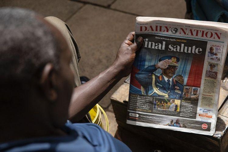 Kenya: hommage militaire au chef des armées, mort dans un crash d'hélicoptère