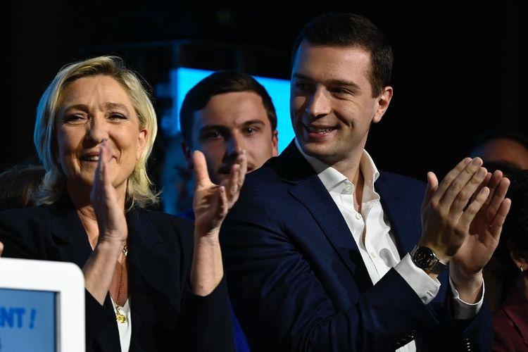 Européennes: en Moselle, Bardella et Le Pen fustigent "la macronie"