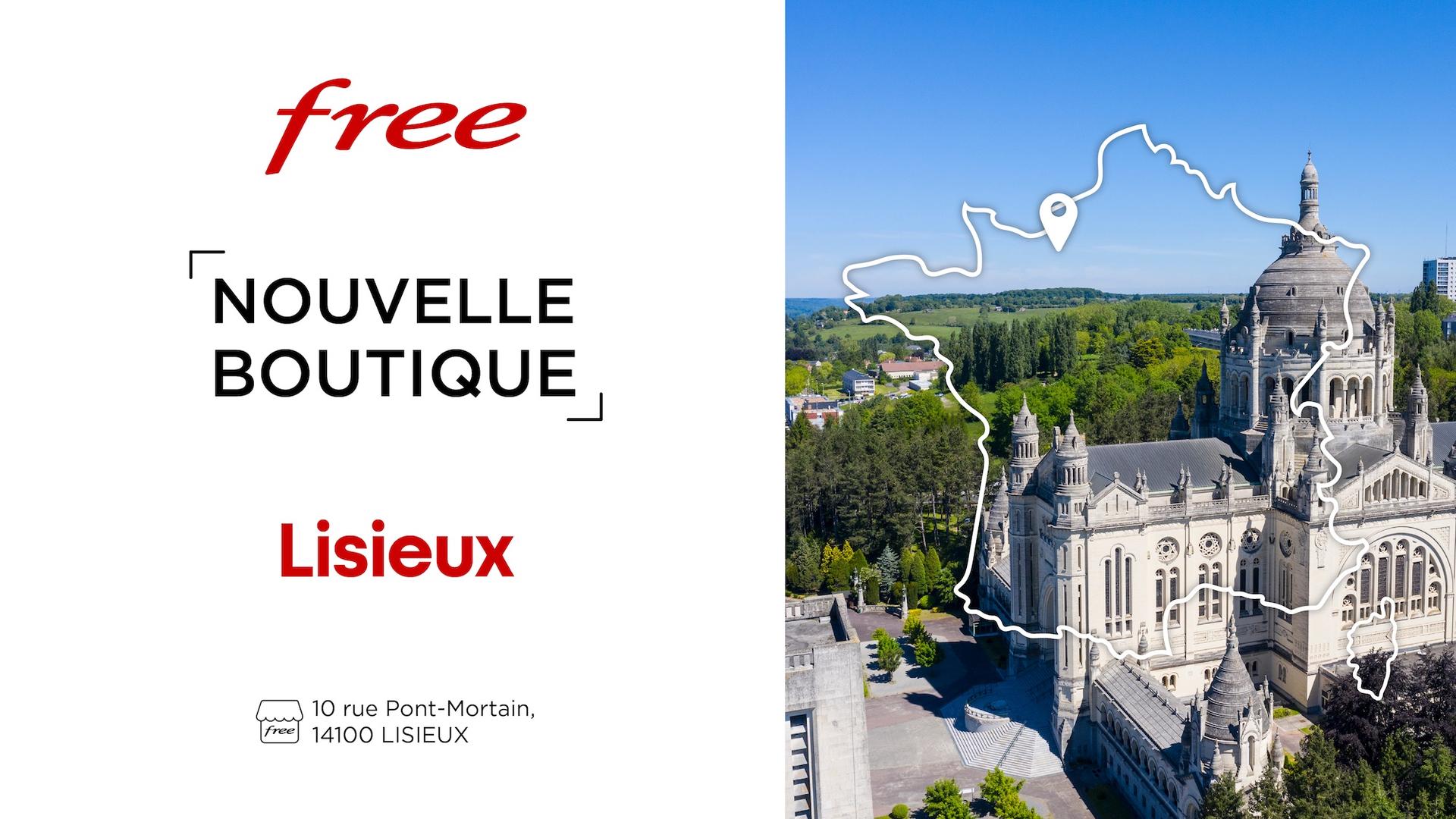 Découvrez la nouvelle boutique Free de Lisieux