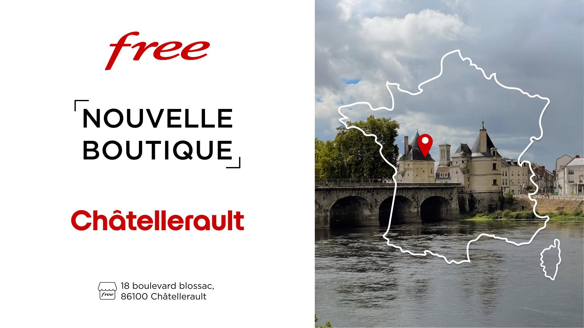 Châtellerault accueille une toute nouvelle boutique Free : Allez Vienne, on est bien chez Free !