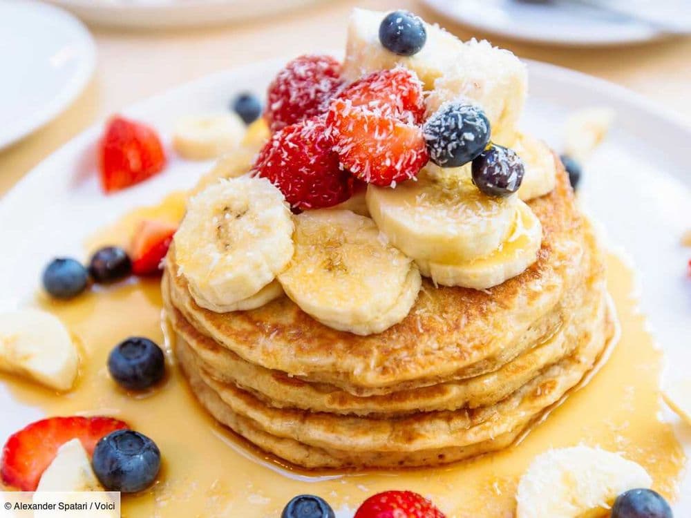Pancakes : la recette express, sans sucre, sans beurre et protéinée à tester d’urgence !