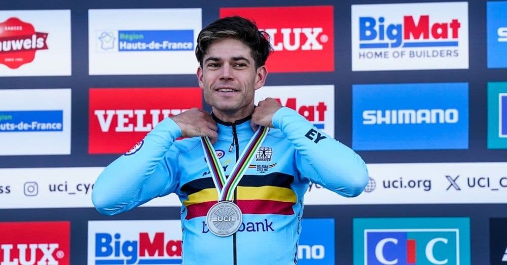 Van Aert battu mais... content