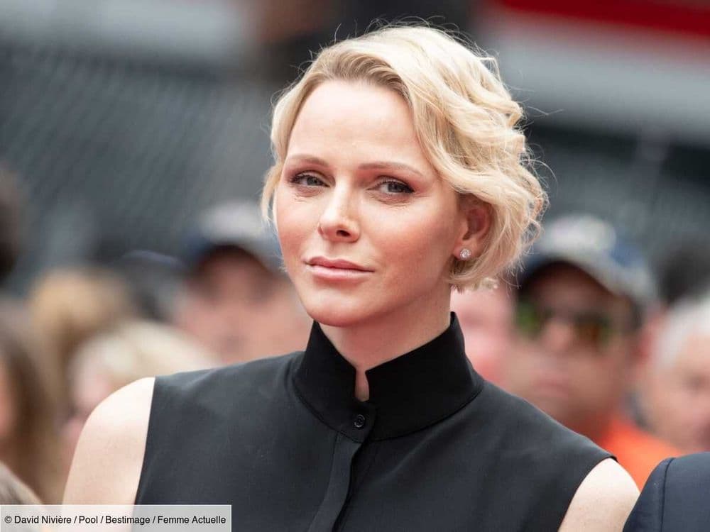 Charlène de Monaco mise sur le chic du satin noir pour lancer le Grand Prix F1 de Monaco