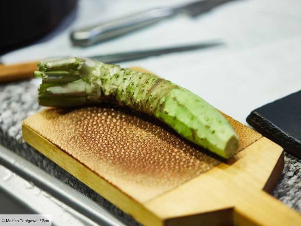 Le "vrai" Wasabi, une racine rare réservée aux plus grands restaurants