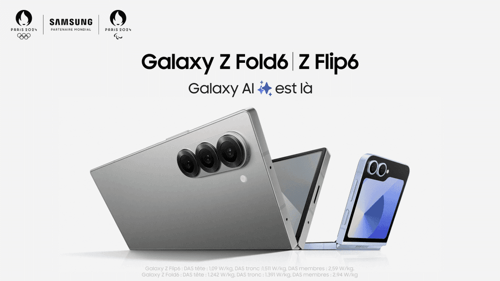 Profitez d'une offre exceptionnelle pour découvrir le Samsung Galaxy Z Flip6 et Galaxy Z Fold6