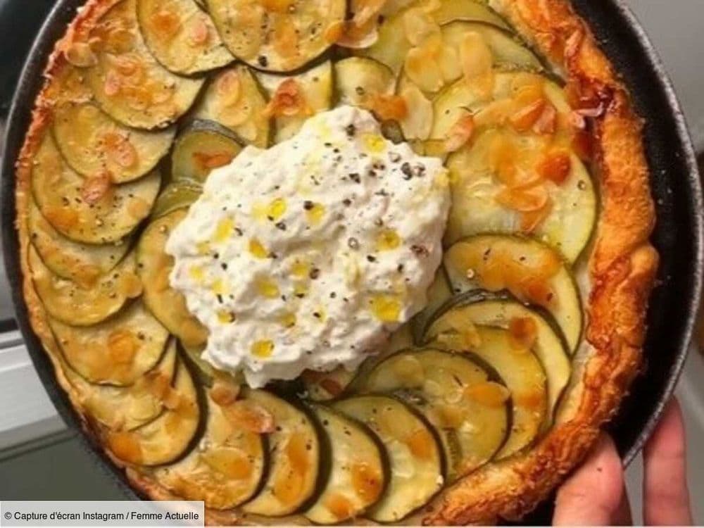 Tarte tatin aux courgettes et burrata : la recette qui va marquer votre été