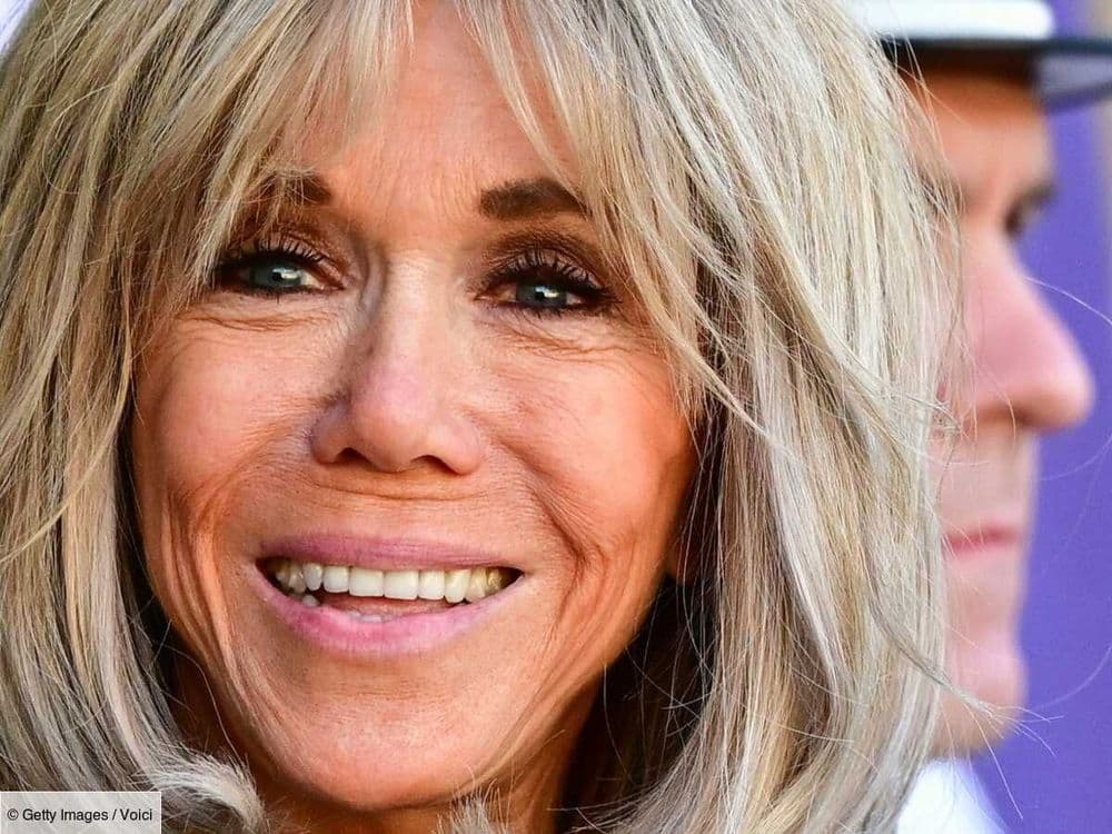 Brigitte Macron ose cet imprimé inattendu et flatteur aux côtés de Céline Dion