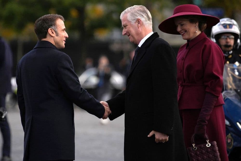 Le roi des Belges Philippe et son épouse Mathilde entament une visite d'Etat en France