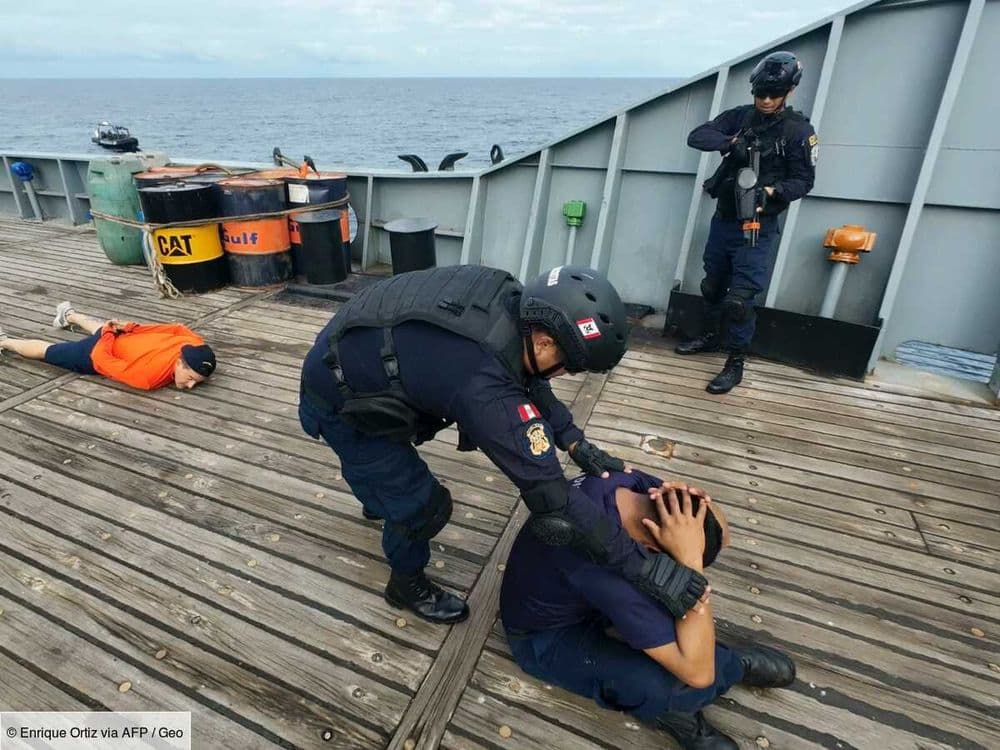 Un ex-bateau chinois saisi pour pêche illégale lutte désormais contre les prédateurs environnementaux