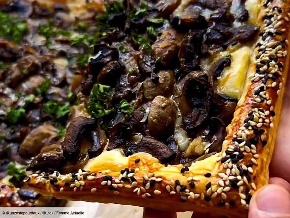 Tarte fine aux champignons et comté : la recette super rapide qui fait toujours plaisir