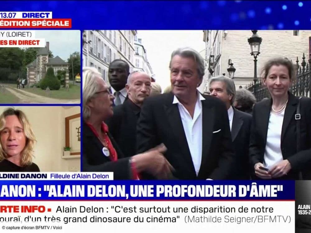 Mort d'Alain Delon : l’hommage bouleversant de sa filleule Géraldine Danon
