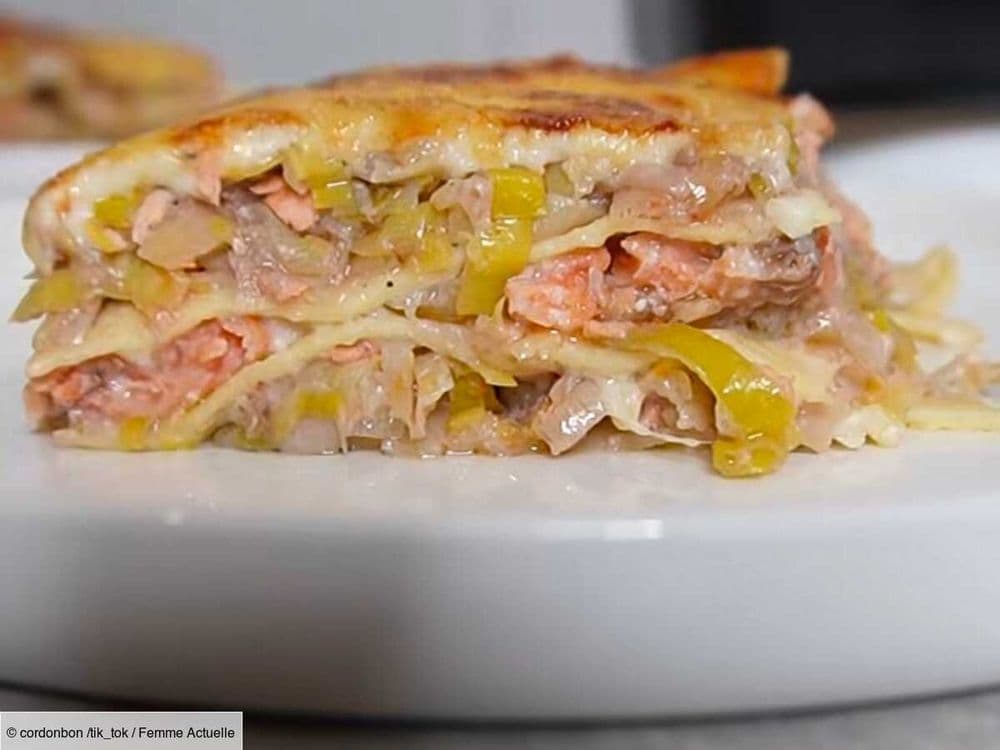 Lasagnes au saumon et poireaux : la recette toute chaude qu'il vous faut quand il fait froid