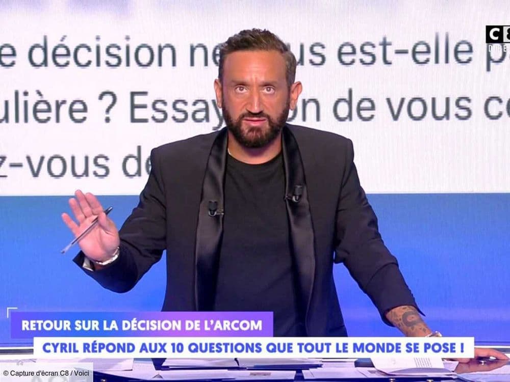 "J'ai décidé de saisir la justice" : Cyril Hanouna réagit à la disparition de C8 et annonce qu'il va porter plainte  pour harcèlement contre l'Arcom (ZAPTV)