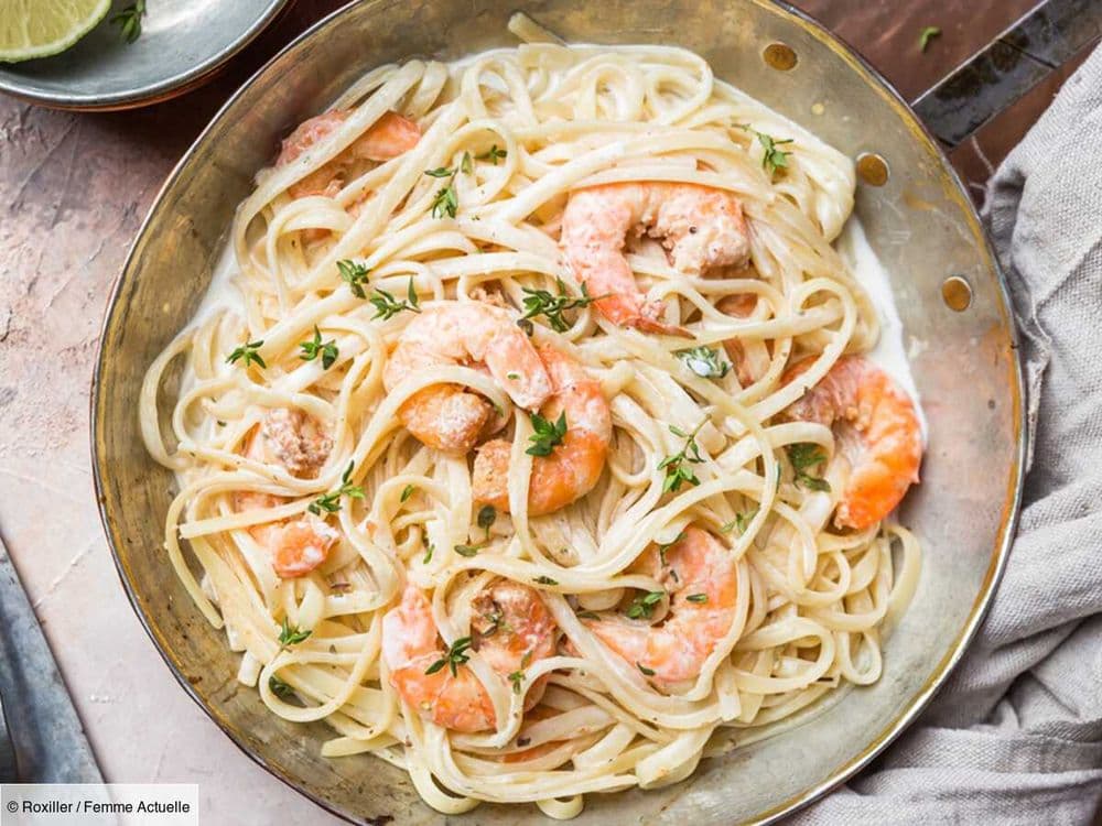 Spaghettis aux crevettes : la recette ultra crémeuse et super rapide