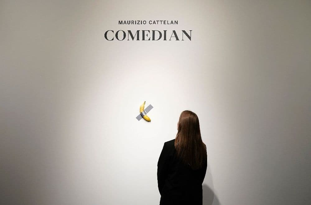 Une banane proclamée oeuvre d'art vendue 6,2 millions de dollars à New York