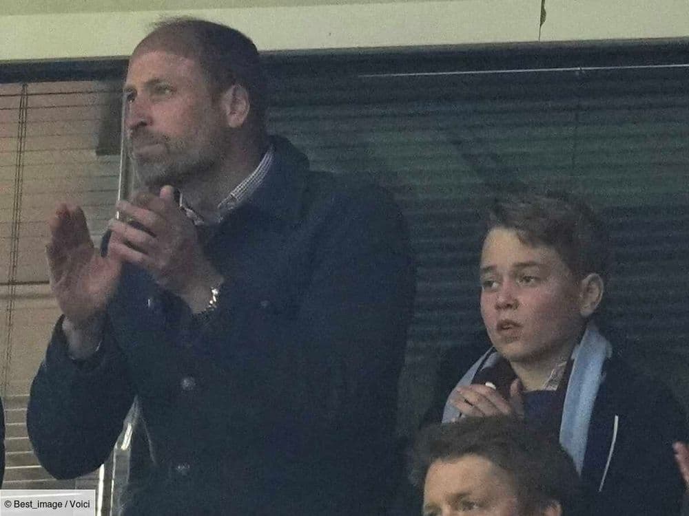 William et George au match Aston Villa-PSG, ce détail sur la tenue du jeune prince vous a sûrement échappé !
