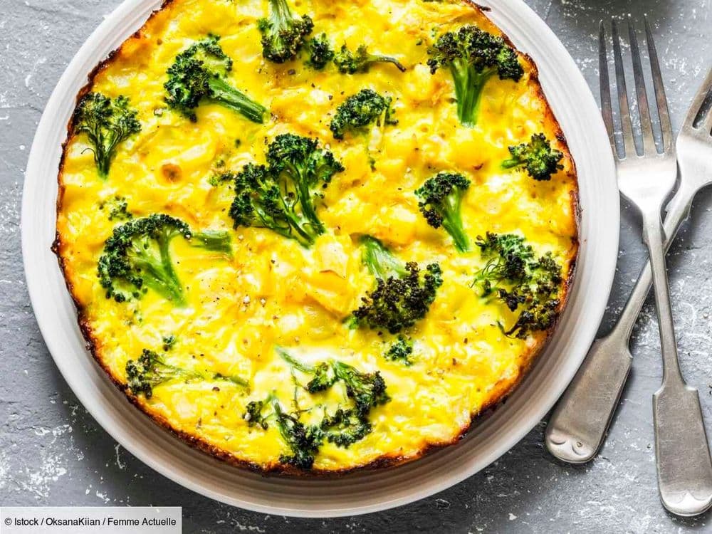 Quiche sans pâte au brocoli et jambon : la recette légère idéale quand on n'a pas le temps de cuisiner