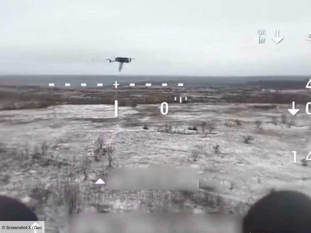 À la chasse au drone: en Ukraine, des engins équipés de fusils traquent les appareils russes