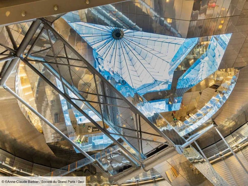 L'Œil de GEO: à Villejuif, une nouvelle gare spectaculaire à 50 mètres sous terre