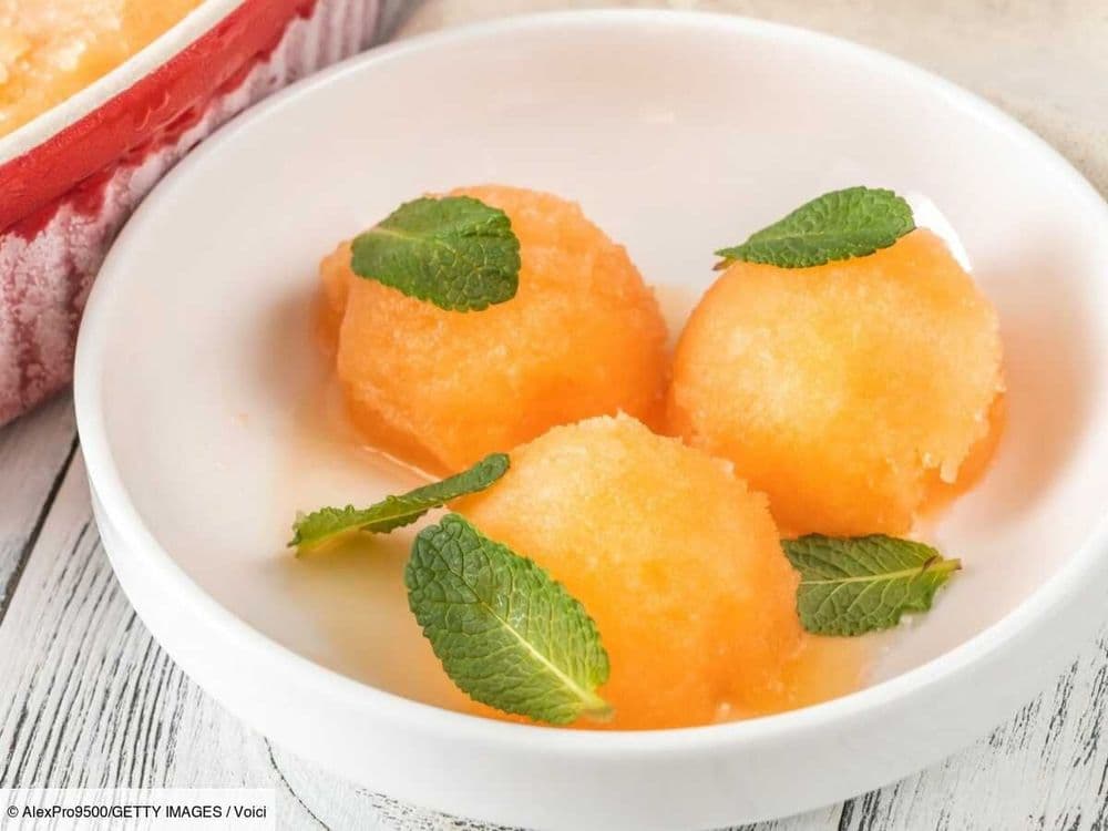 Sorbet au melon : la recette traditionnelle et onctueuse de ce délice glacé