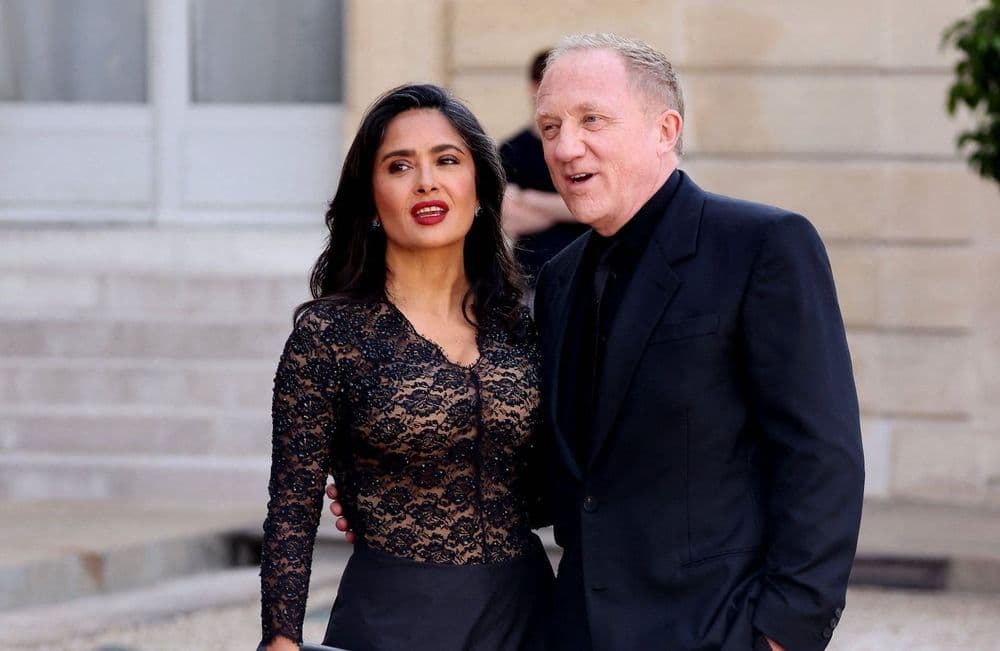 Salma Hayek et François-Henri Pinault : un couple au style coordonné et glamour à l’Élysée