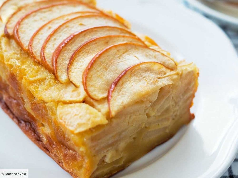 Invisible aux pommes : sans farine, ni lait, ni sucre, ce gâteau fondant ne contient que 50 kcal !