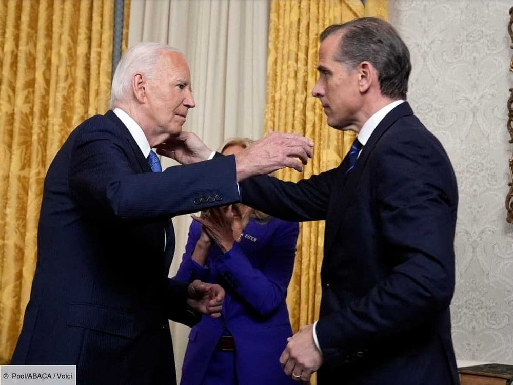 Joe Biden : le président américain gracie son fils Hunter avant de quitter la Maison Blanche