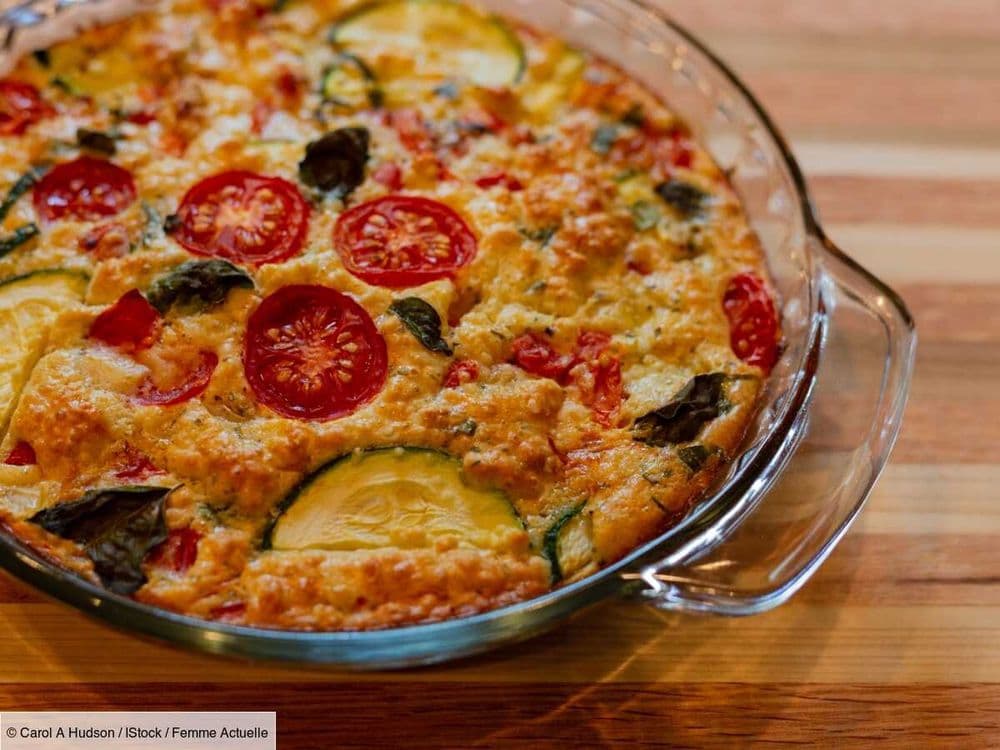 Flemme de cuisiner pour le dîner ? La recette du flan de courgettes, tomates cerises et comté