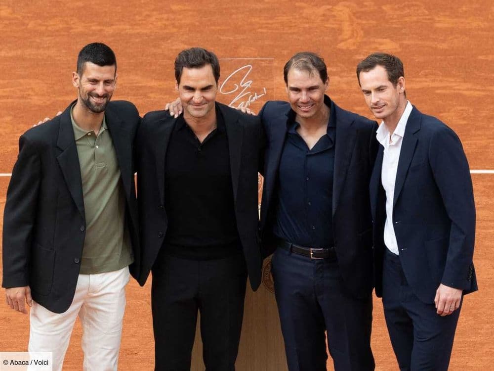 “Ça représente tellement pour moi” : Rafael Nadal ému aux larmes, cet hommage historique qui lui a été rendu à Roland-Garros en présence de Roger Federer, Novak Djokovic et Andy Murray