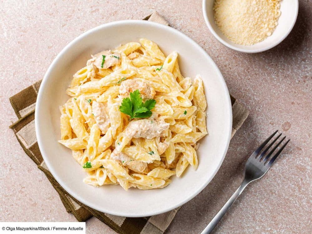 Penne à la crème de parmesan : la recette pour se faire plaisir en quelques minutes seulement