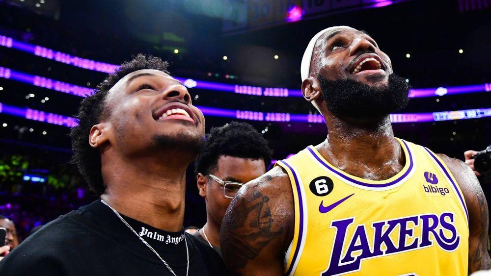 LeBron James et son fils réunis aux Lakers !