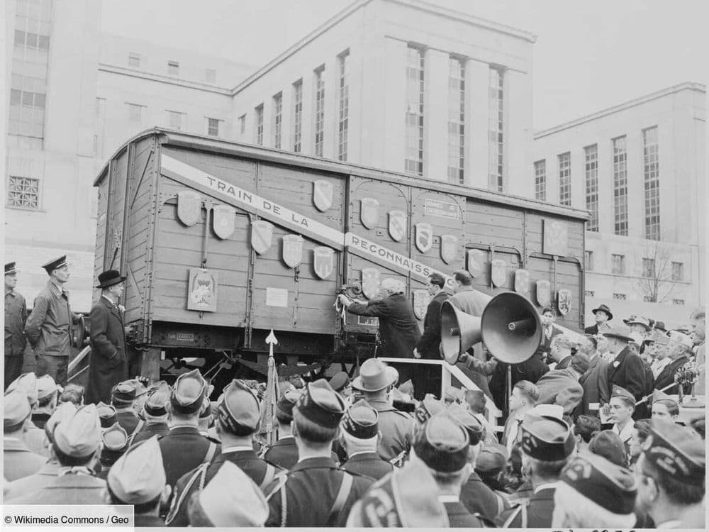 L'incroyable périple du "Merci Train", et de ses 52000 cadeaux envoyé par la France aux États-Unis après la Guerre