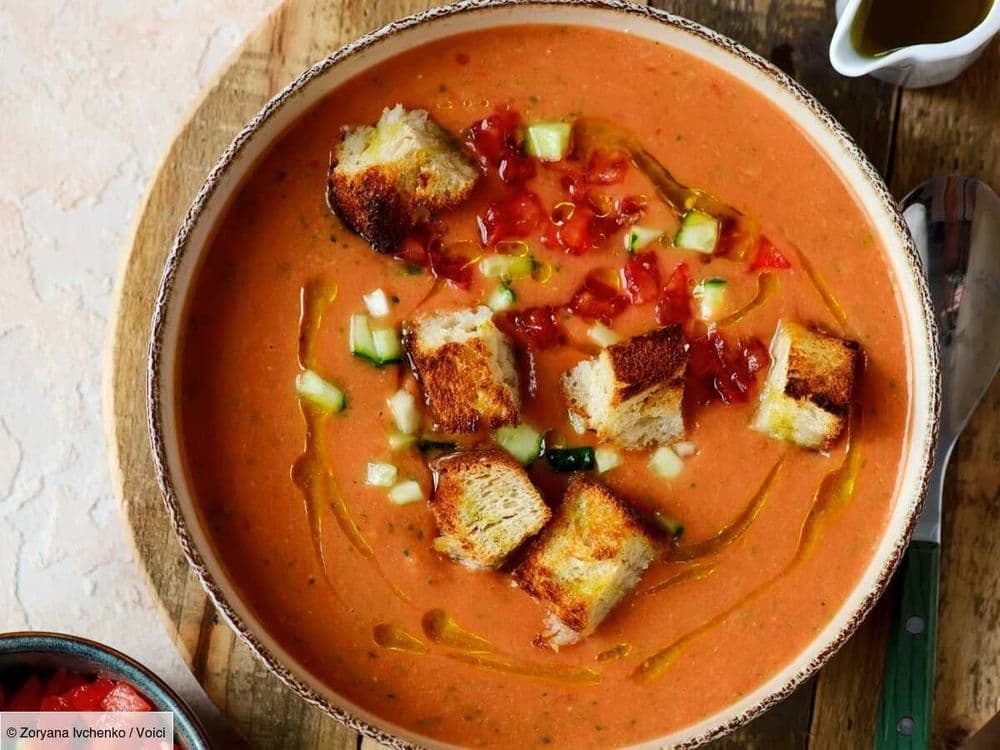 Gaspacho : la recette savoureuse, légère et rafraîchissante à savourer tout l'été