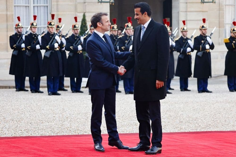 L'émir du Qatar entame une visite d'Etat en France