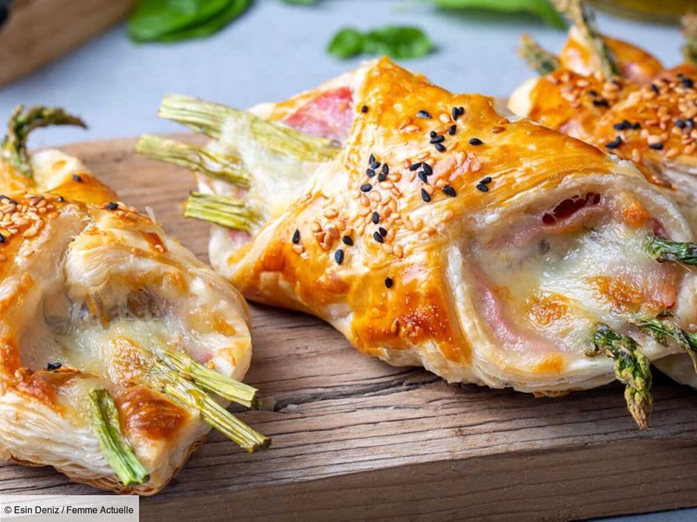 Feuilletés aux asperges et bacon, la recette pour un dîner express et savoureux