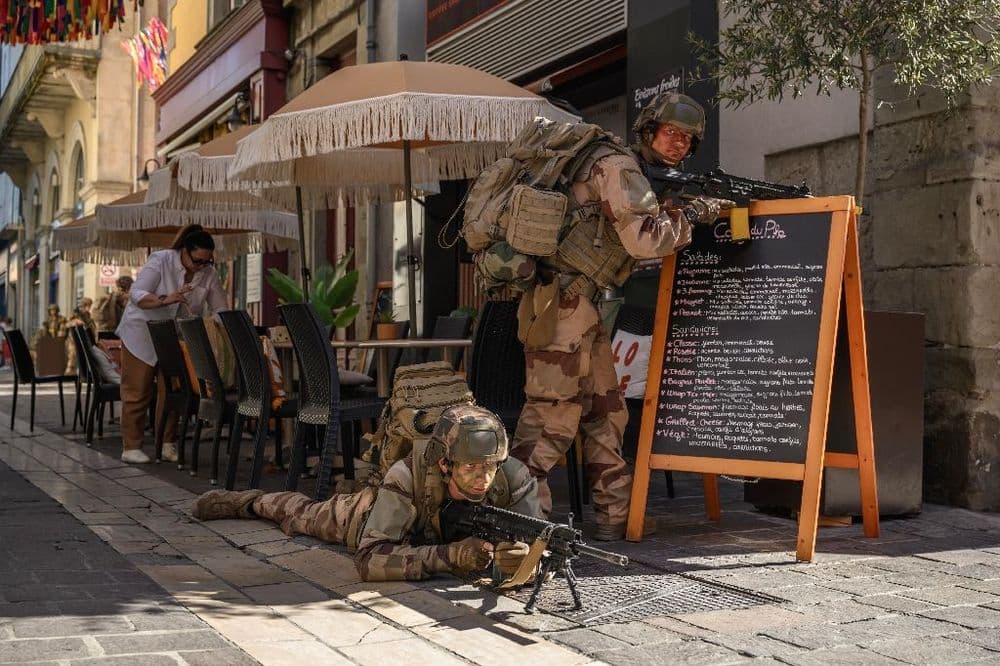A Carcassonne, un exercice militaire d'ampleur, "rassurant" à l'heure des tensions internationales