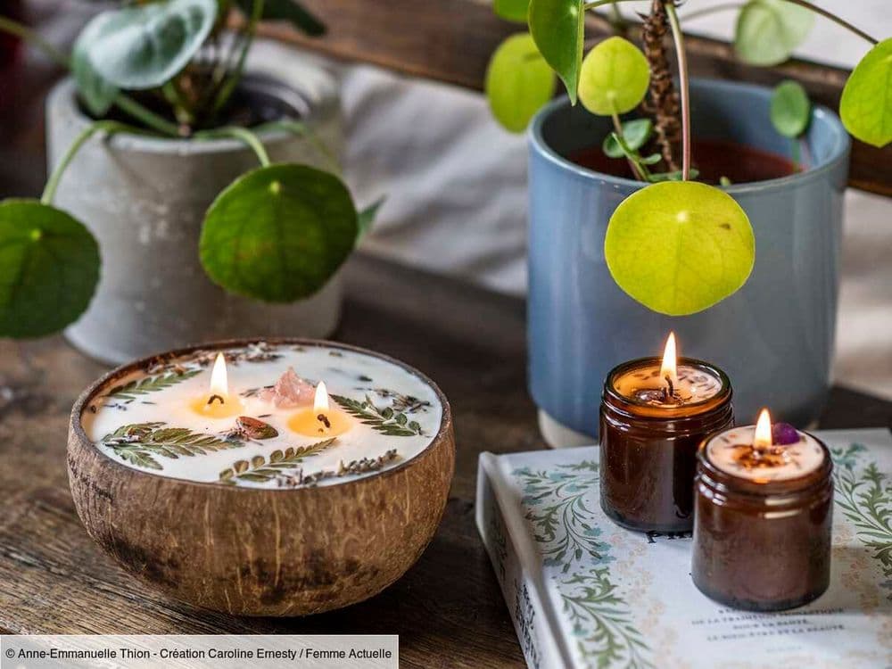 DIY : je fabrique mon kit de relaxation avec des bougies, galets aux huiles et flacons personnalisés