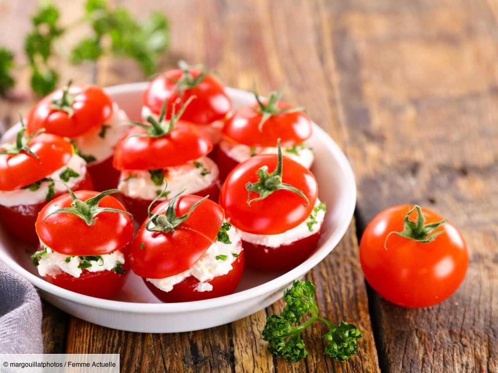 Tomates farcies au fromage frais : la recette sans cuisson et très légère
