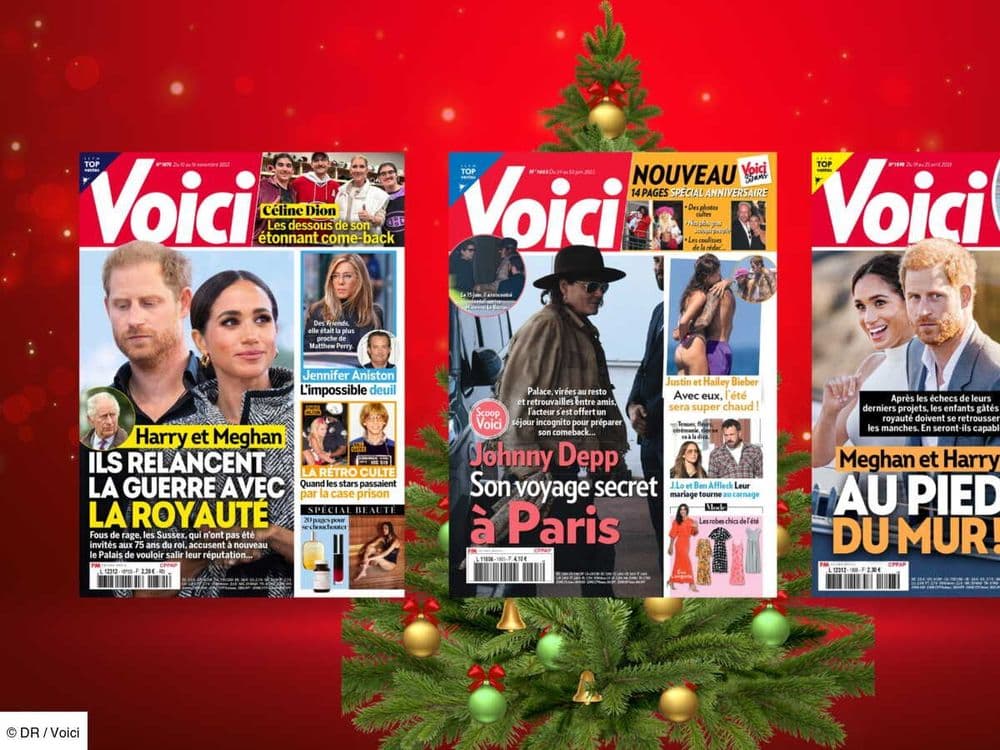 -25% sur l’abonnement Voici pour les fêtes de Noël ! Ne passez pas à côté de cette offre qui ravira les fans de scoops