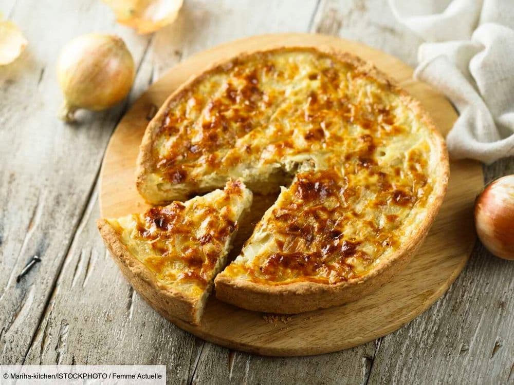 Idée facile pour le dîner : la tarte alsacienne aux oignons