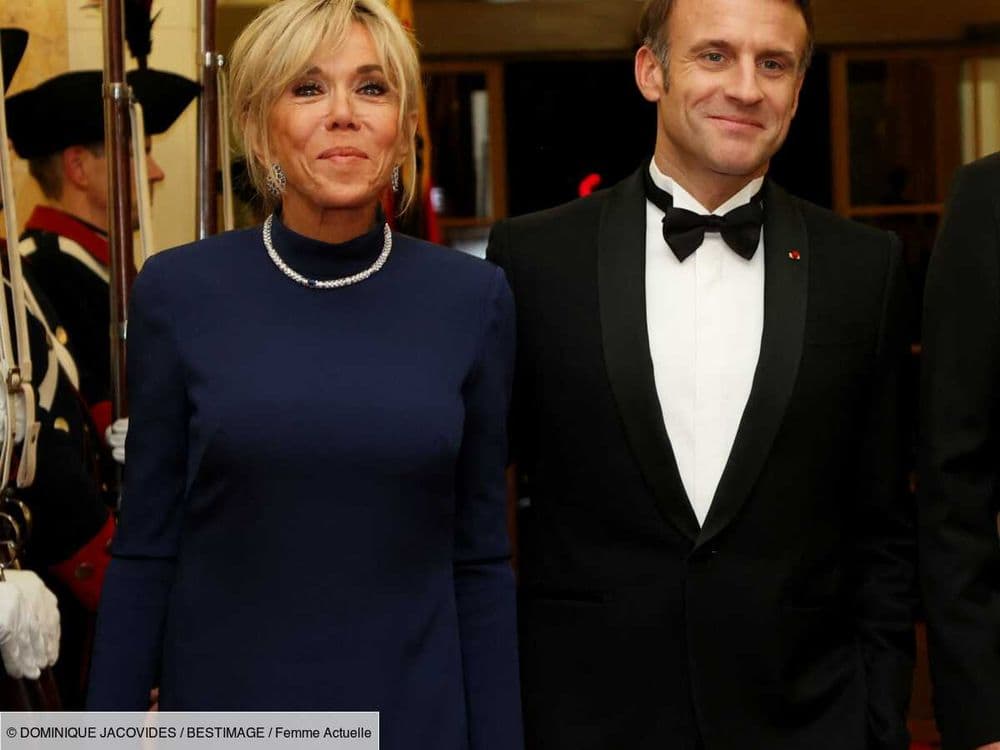 Emmanuel Macron donne son avis sur les rumeurs qui visent sa femme Brigitte Macron : "Ils ont du caramel dans la tête"