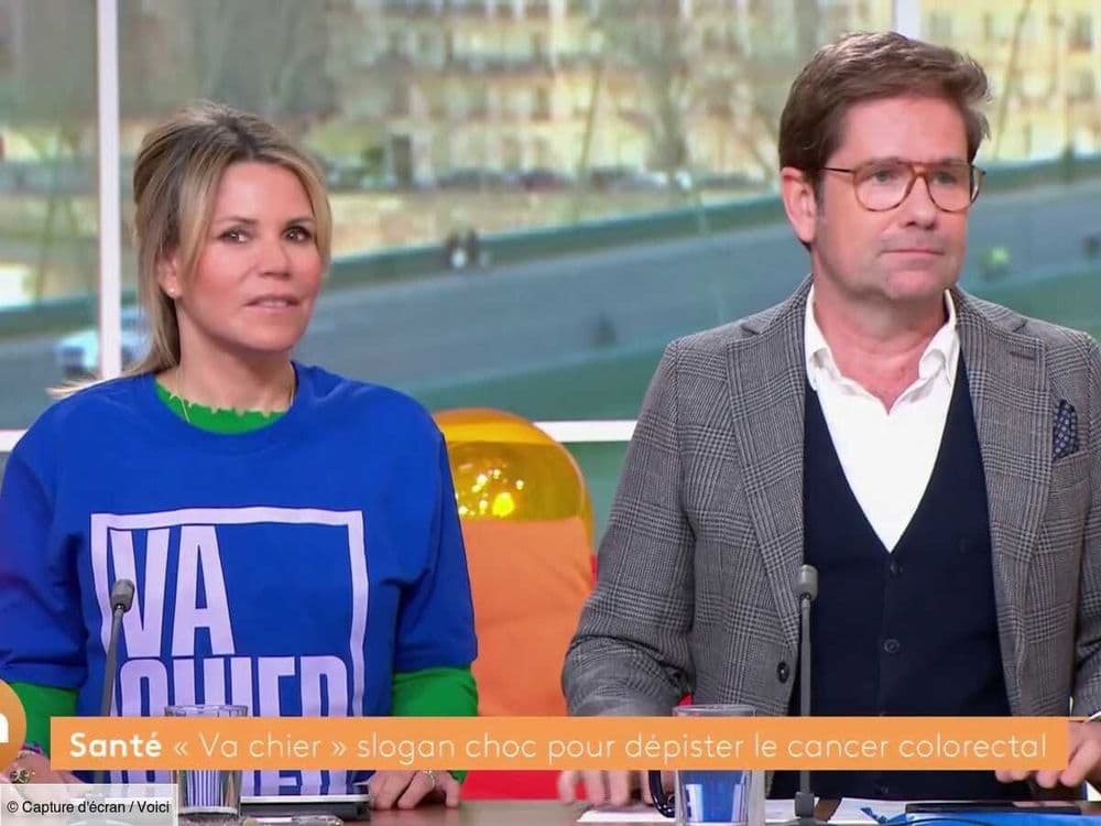 Pourquoi Laura Tenoudji porte-t-elle un tee-shirt "Va chier" dans Télématin ? (ZAPTV)
